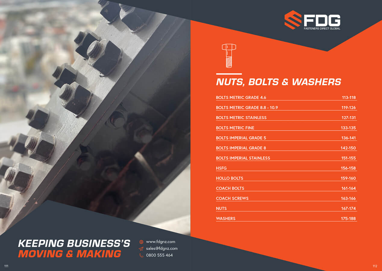 FDG Nuts, bolts and Washers