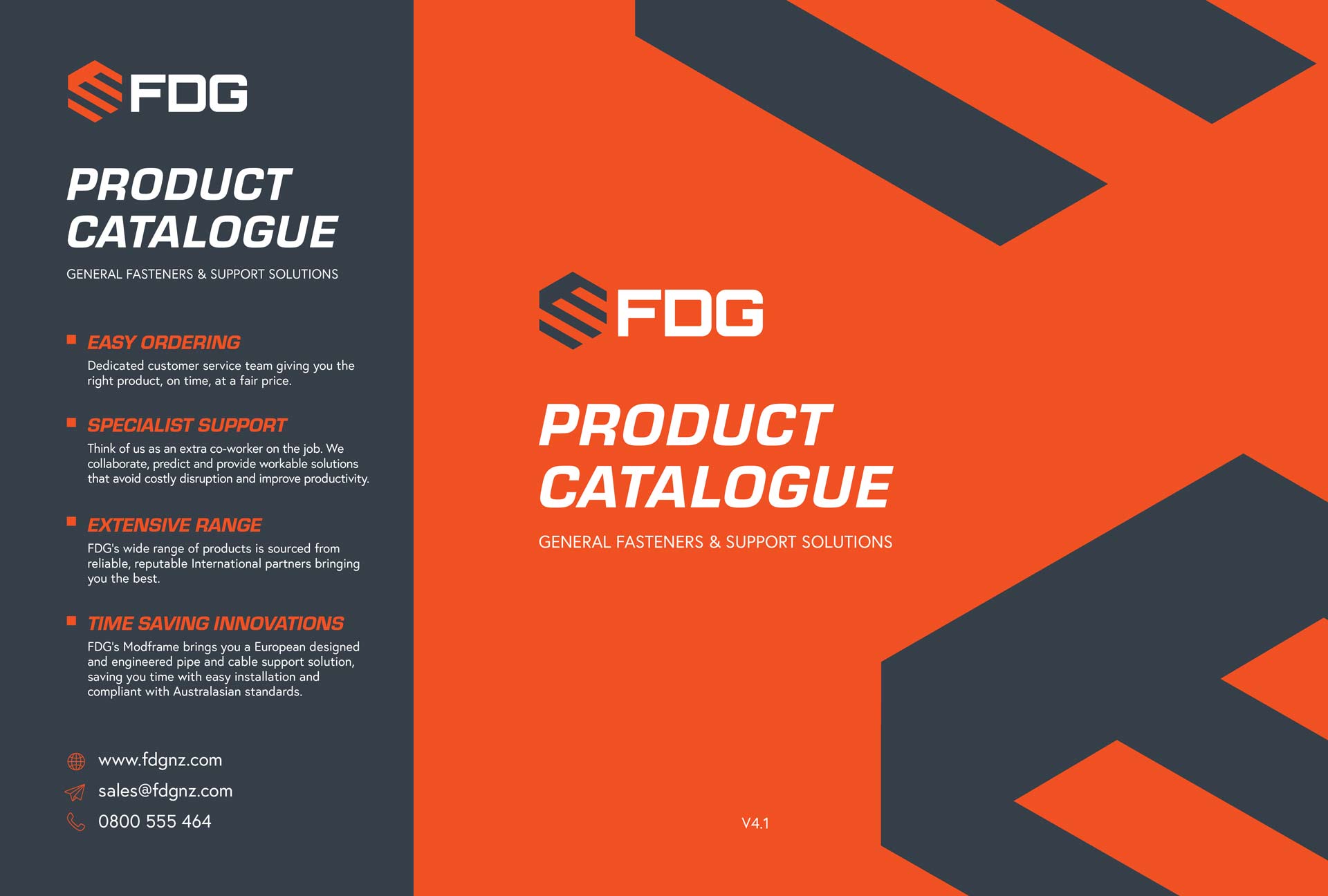 FDG Product Catalogue Cover