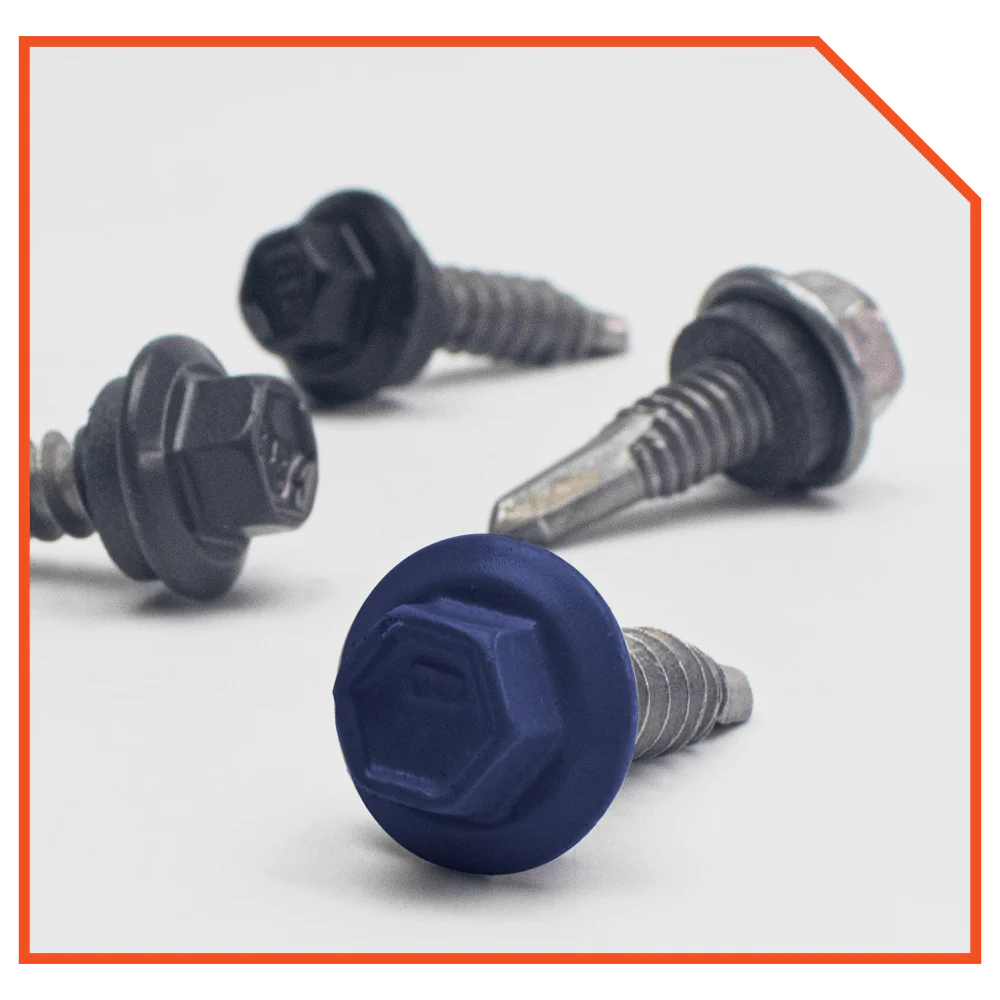 Custom Coloured Tek Screws Custom Coloured Tek Screws